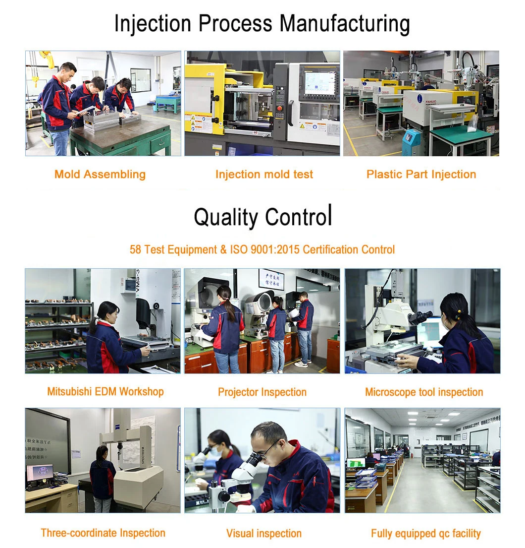 High Precision Plastic Injection Mold Compression Molding in PFA Factory