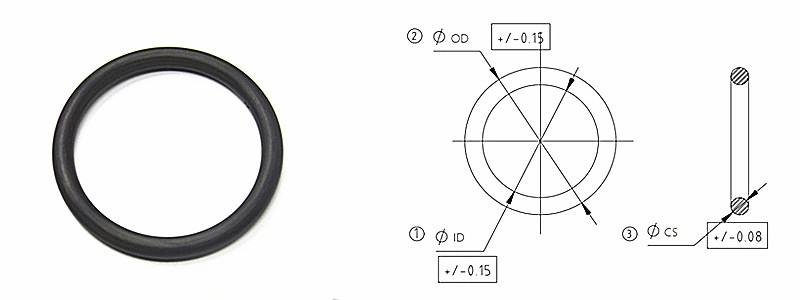 Chemical Acid Resistance FPM O Ring